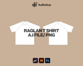 Streetwear T-Shirt Mockup: Vector Tech Pack Template (AI, PNG)
