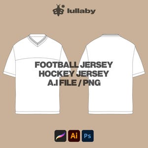 Football Jersey Mockup - Streetwera VectorTech Pack for Illustrator & Procreate