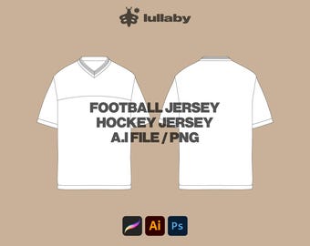 Football Jersey Mockup - Streetwera VectorTech Pack for Illustrator & Procreate