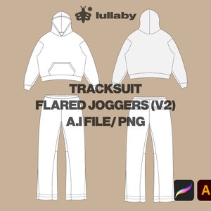 Flare Sweatpants Mockup 