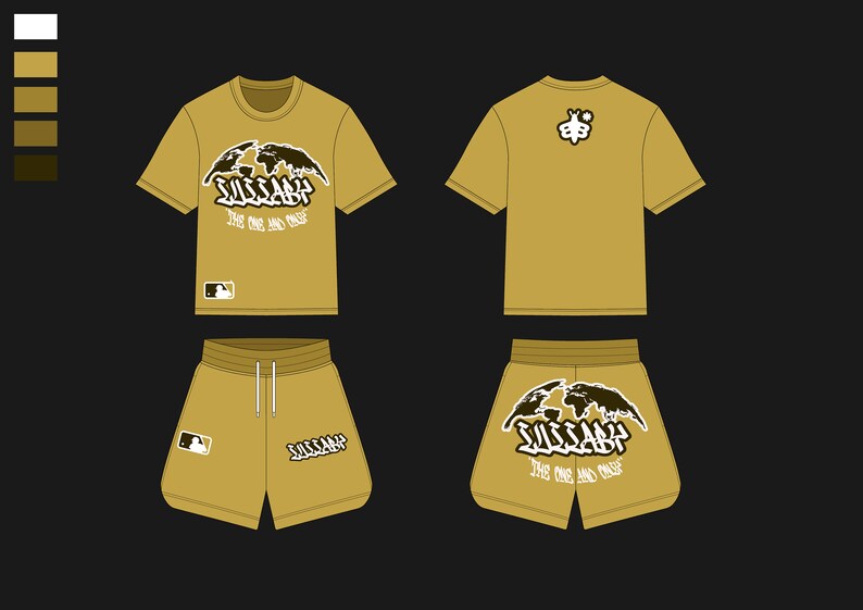 Streetwear Vector T shirt Template Shorts Template Vector Tech Pack Procreate Template Illustrator Mockup Clothing Basketball Shorts Mockup zdjęcie 7