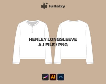 Streetwear T-Shirt Mockup: Vector Template for Illustrator, Procreate