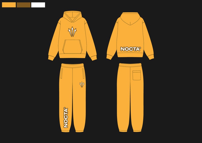 Streetwear Hoodie Template Tracksuit Vector Tech Pack - Etsy