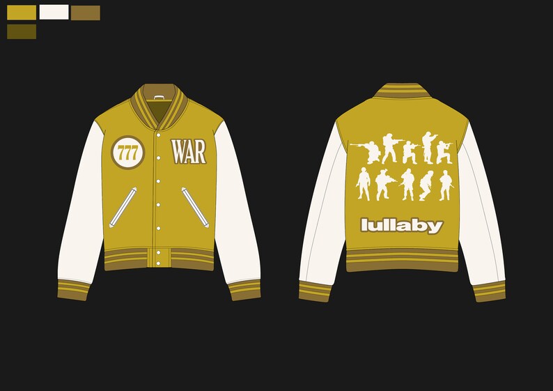 Varsity Jacket Template Pack Jacket Tech Pack Streetwear Etsy