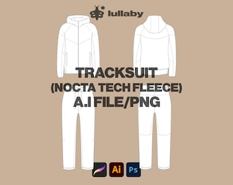 Streetwear mockup Tracksuit Template Vector Hoodie Mockup Sweatpants streetwear tech pack Vector tech pack hoodie mockup bundle flat drawing
