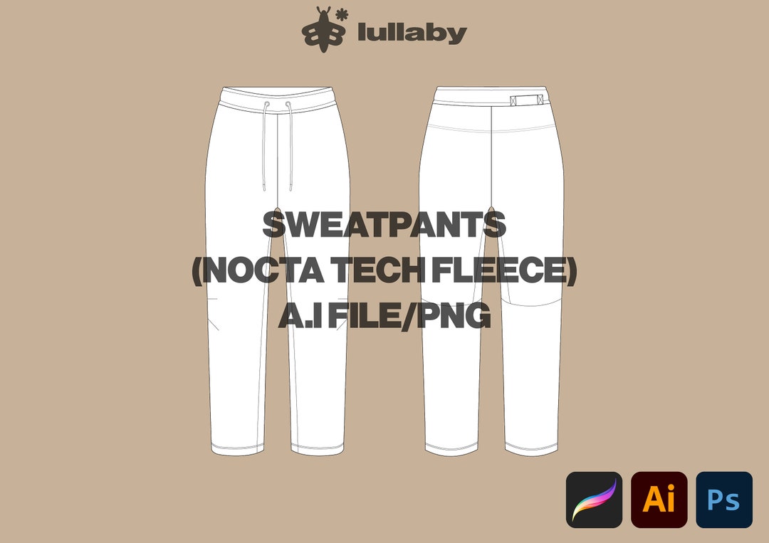 Streetwear Vector Sweatpants Template Jacket Vector Mockup Template ...