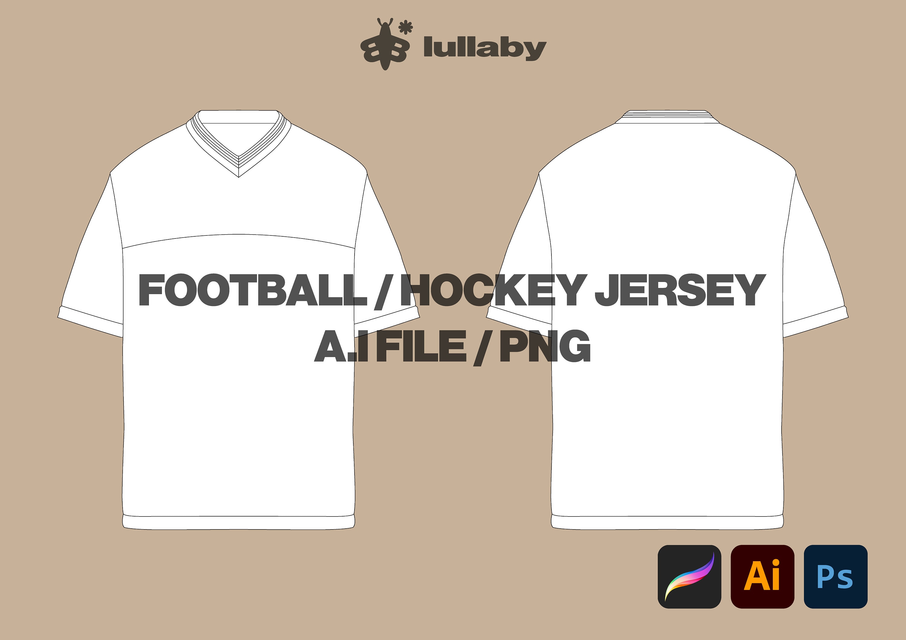 Football Jersey Mockup Hockey Jersey Template Illustrator 