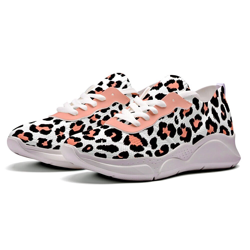 Platform leopard sneakers hotsell