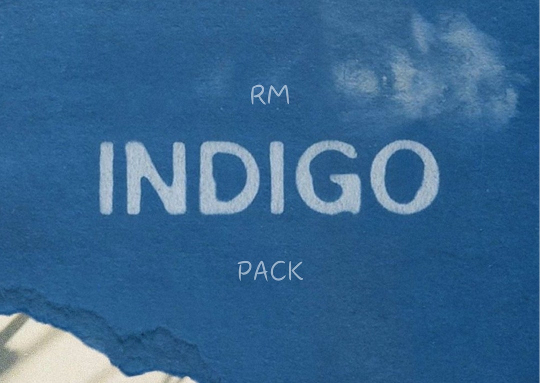 RM Indigo Album Pack Fanmade Photocards Kpop Namjoon Poster, Stickers