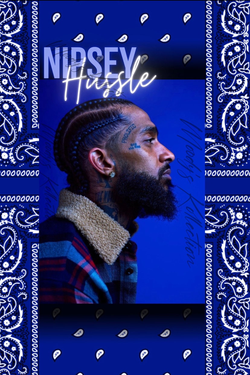 Nipsey Hussle Laker's Jersey Poster - 36 In x 24 In - Special Order