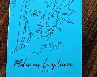 Malicious Compliance Saddle Stitched Poetry Chapbook