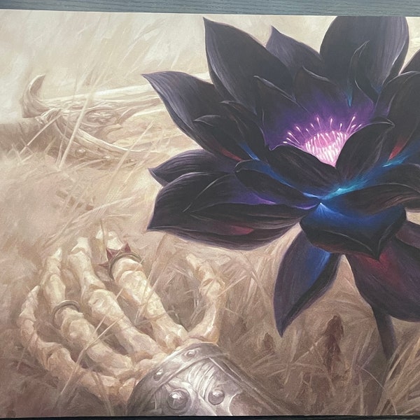 Mtg Playmat Black Lotus Etsy