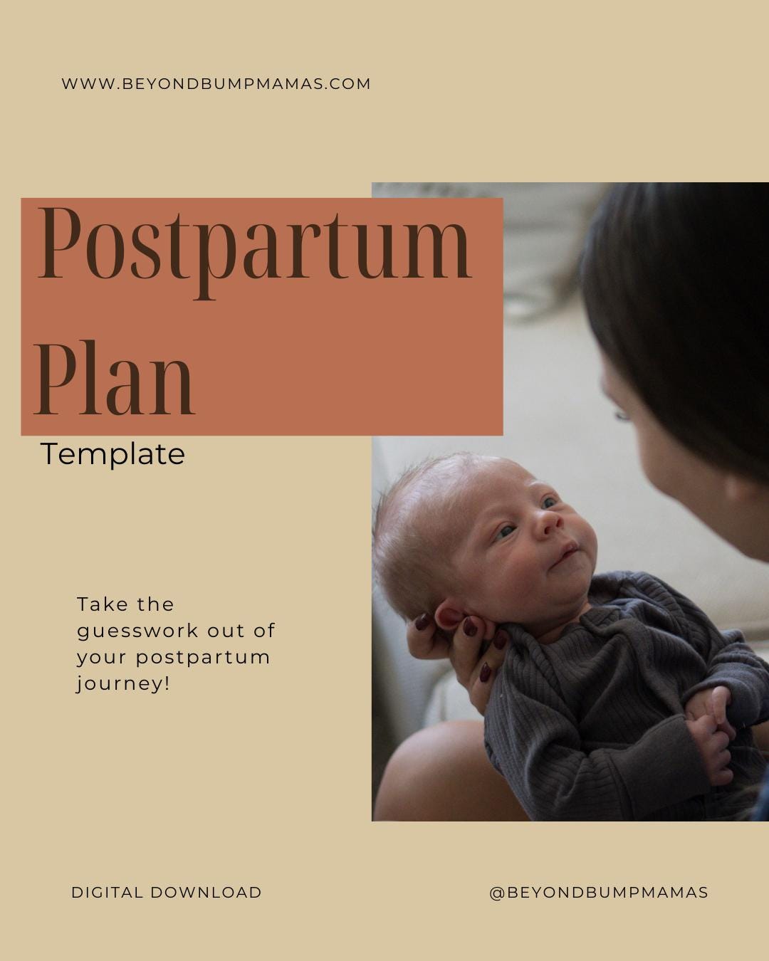 Postpartum Plan.pdf Holistic Postpartum Plan Template - Etsy
