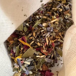 Postpartum Herbal Sitz Bath Blend | Soothing Perineal Recovery with Reusable Tea Bag