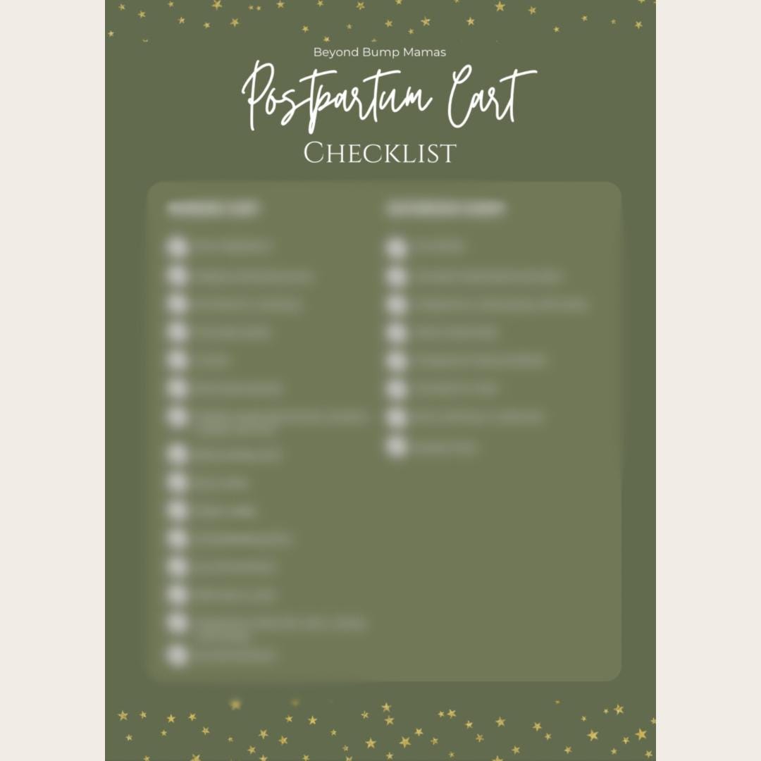New Mother Guide.pdf Postpartum Essentials Checklist: New Mom Guide (printable PDF) - Etsy
