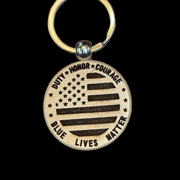 Duty, Honor, Courage Keychain