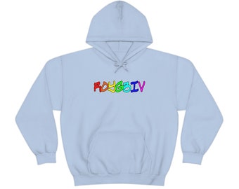 ROYGBIV aka Red, Orange, Yellow, Green, Blue, Indigo, and Violet - Unisex Heavy Blend Hooded Sweatshirt