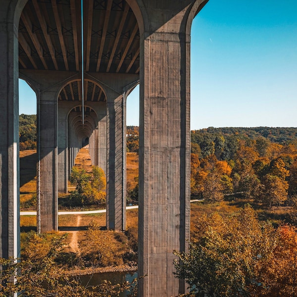 Cuyahoga Valley National Park Ohio Turnpike Bridge