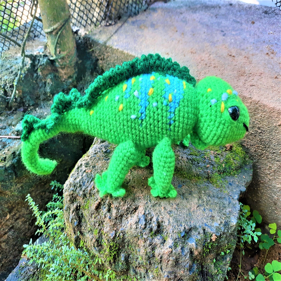 Iguana Crochet PDF PATTERN english, Iguana/lizard Amigurumi, PDF