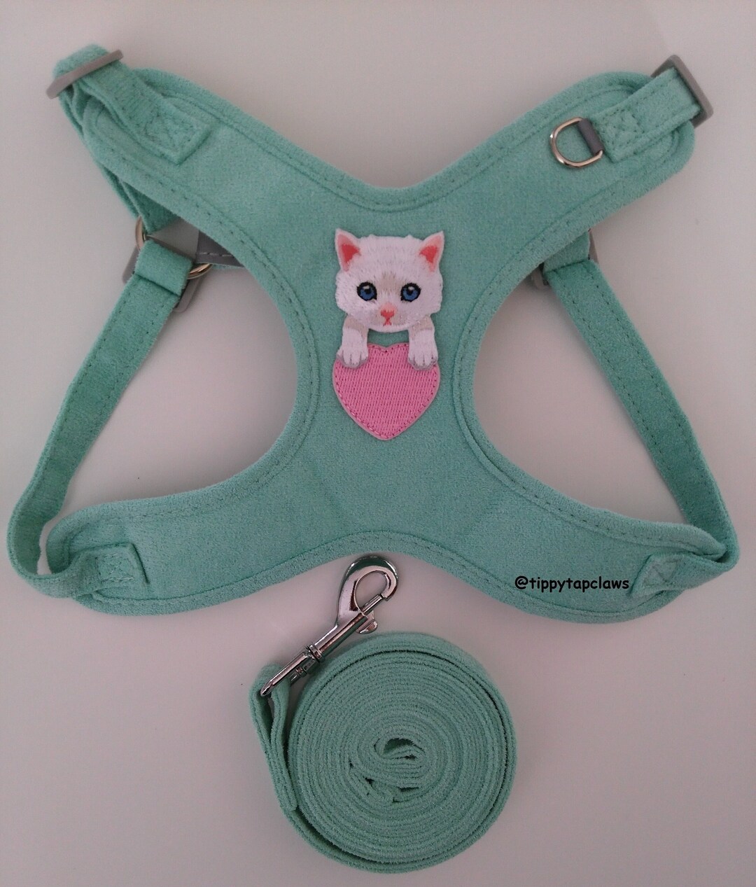 Custom Cat Harness Cat Harness and Leash Set Portrait Cat Harness Photo