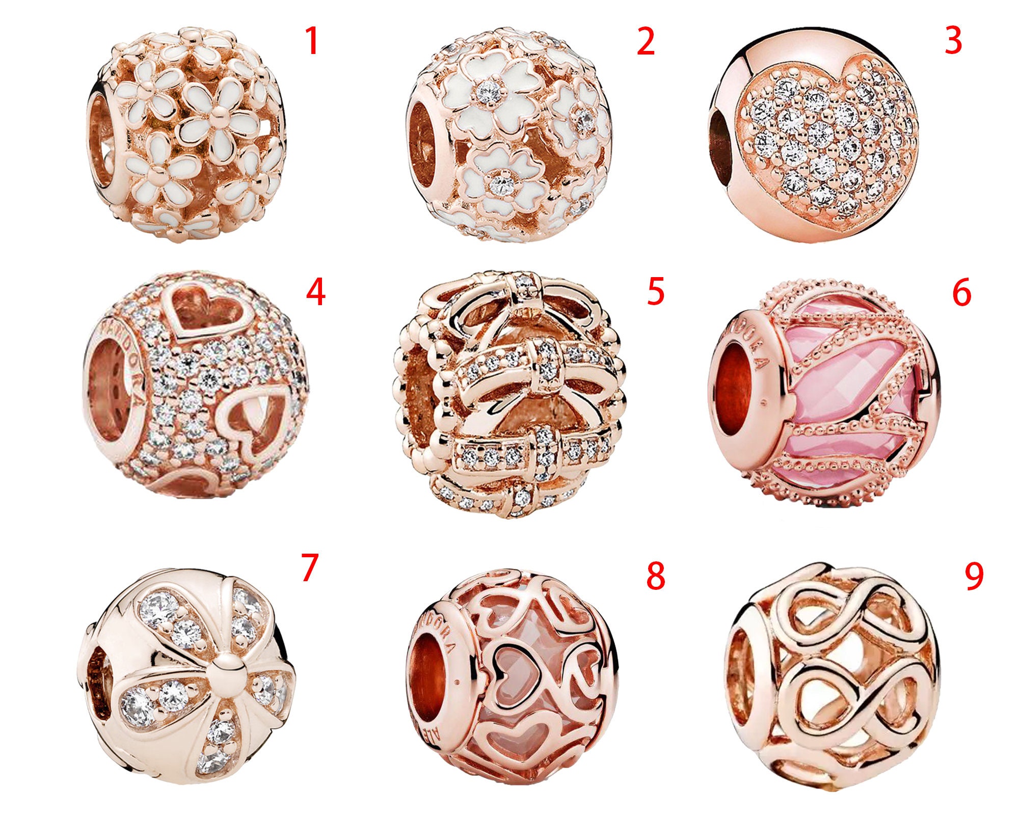 20 Rose Gold Charms Rose Gold Plated Charms (51x27mm) G18002
