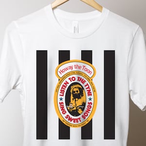 Garcia Europe '72 NUFC Fußball-T-Shirt, Geordie Geschenk White