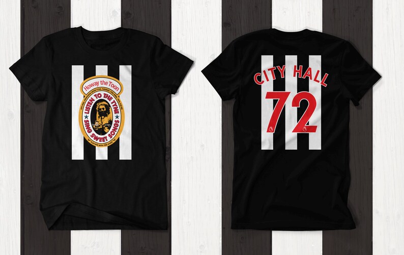 Garcia Europe '72 NUFC Fußball-T-Shirt, Geordie Geschenk Bild 2