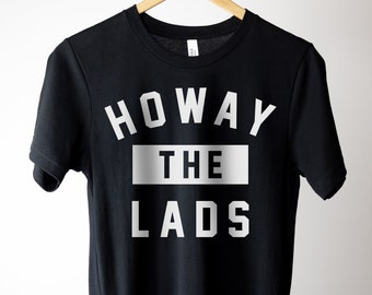 NUFC "Howay the Lads" T-Shirt – Black & White Toon Army Tee