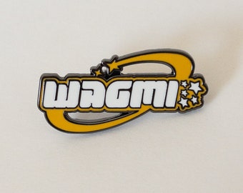 WAGMI NFT Cryptocurrency Enamel Pin | Wgmi Crypto Pin | Bitcoin Btc Pin | Ethereum Eth Pin | Crypto gifts