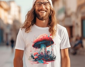 Magical Psychedelic mushroom Dream from a hippie fairy tale gift tee tshirt shirt