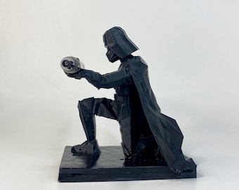 Soporte original para bolígrafo Darth Vader / Regalo organizador de escritorio / Inspirado en Star Wars / Impresión 3D