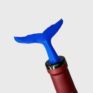 Unique Whale Wine Stopper | Wine Lover Gift | Bottle Stopper | Multiple Colors