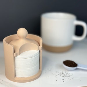 AeroPress Filter Holder | Countertop Dispenser for Aeropress Coffee Filter | Kitchen Organization | ANY SIZE