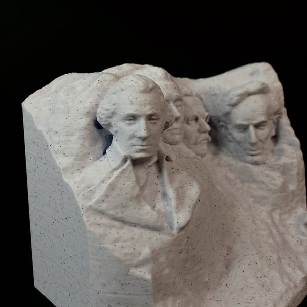 Original Mount Rushmore Sculpture | American Monument | Desk Decor | Multiple Colors