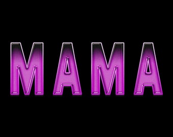 Mama Png Design, Mama T-Shirt Design, Muttertag T-Shirt Design, PNG, Kein Hintergrund, 300 DPI