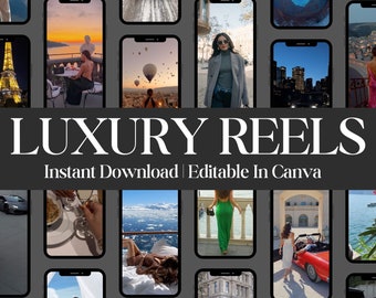 200+ Rich Luxury Women Reels | Luxury Women Reels For Instagram | Travel Reels For Instagram | Instant Download | Master Resell Rights