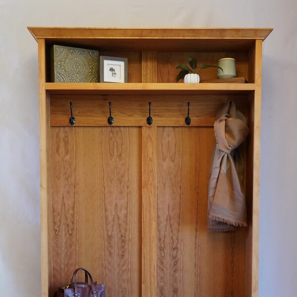 Hall Tree With Bench and Storage Etsy