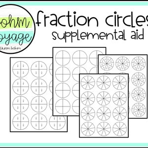 Supplemental Aid - Fraction Circles DIGITAL