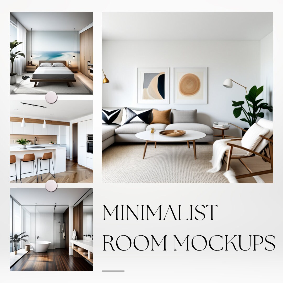 CUSTOM MINIMALIST Room Designs Pack Interior Design 3D Designs - Etsy