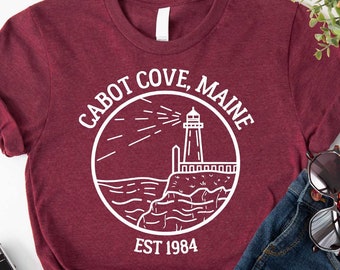 Cabot Cove Shirt, Gift for Her, Best Friend Gift, Gift for Friend, Shirts for Women, Adventure Awaits, Adventure Time, Summer Gift Shirt