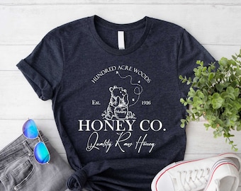 Hundred Acre Woods Honey Co. Shirt, Winnie the Pooh Shirt, Classic Pooh Bear Shirt, Disneyland Shirt, Winnie The Pooh est 1926 Sweatshirt