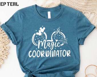 Magic Coordinator Shirt, Mickey Mouse Sweatshirt, Magical Trip Sweatshirt, Magic Shirt, Family Shirt, Disneyworld Shirt, Disneyland Shirt