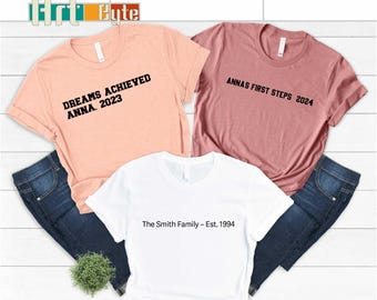 Custom Text Shirt, Custom Text Here Sweatshirt, Custom Text Photo Family Shirt, Birthday Photo Shirt, Custom Photo Shirt, Pet Photo Shirt