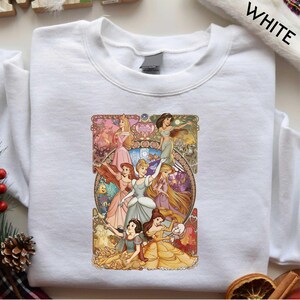 Disney Princess Shirt, Disney Girl Trip Hoodie, Disney Woman T-Shirt, Disney Princess Group Sweater, Cinderella Sweatshirt, Snow White Tee
