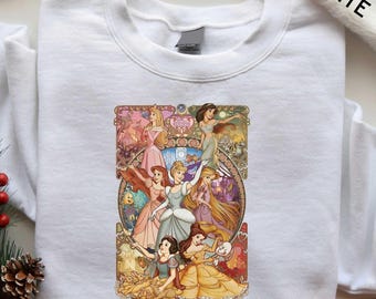 Disney Princess Shirt, Disney Girl Trip Hoodie, Disney Woman T-Shirt, Disney Princess Group Sweater, Cinderella Sweatshirt, Snow White Tee