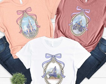 Disney Castle Shirt, Princess Castle Sketch Tee, Magical Sweater, Watercolor Castle shirt, Disney Family Trip Tee, WDW Magic Kingdom Tee
