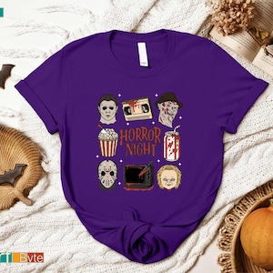 Horror Night Shirt, Halloween Movies Shirt, Halloween Vibes Tee, Halloween Party Shirt, Horror Movies Characters Shirt, Halloween T-Shirt
