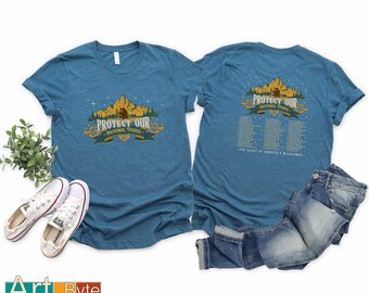 National Parks T-Shirt, Respect the Local Wildlife Shirt, Protect Our Parks Tee, Hiking Camping Shirt, Wanderlust Shirt, Nature Lovers Gift