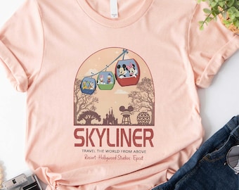 Disney Skyliner Travel The World From Above Shirt, Disney Skyliner Adventure Shirt, Disney Sweatshirt, Ride the Skyliner, Explore Disney Tee
