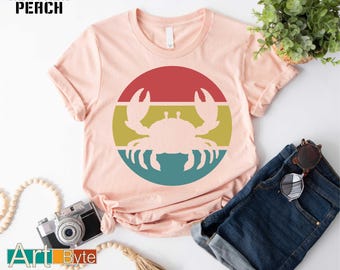 Crab Shirt, Crab Lover Gift, Crab Hunting Shirt, Sea Life Shirt, Summer Shirt, Ocean Lover Shirt, Animal Lover Shirt, Holiday Shirt